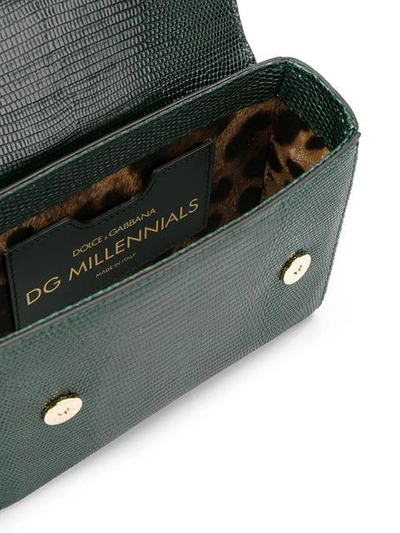 Shop Dolce & Gabbana Dg Millennials Shoulder Bag In Green