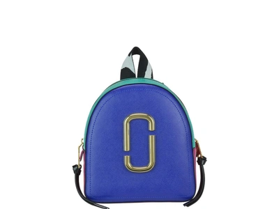 Shop Marc Jacobs Pack Shot Backpack In Academy Blue/multicolor