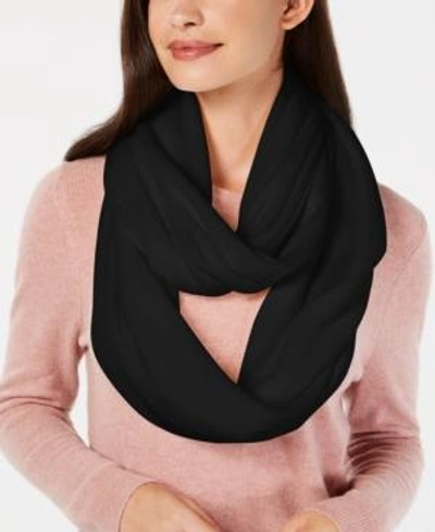Calvin Klein Basic Knit Infinity Scarf In Black | ModeSens