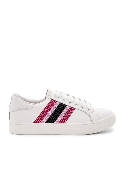 Shop Marc Jacobs Empire Strass Low Top Sneaker In White