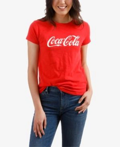 Shop Lucky Brand Cotton Coca Cola Graphic T-shirt In Red