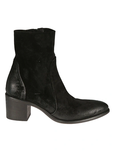 Shop Elena Iachi Zipped Boots In Hombre Nero