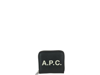 Shop Apc A.p.c. Morgan Compact Wallet In Black