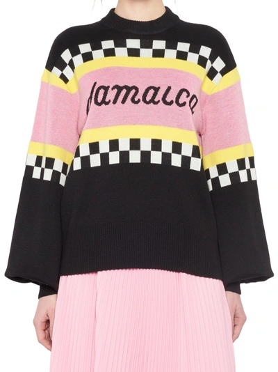 Shop Msgm Sweater In Multicolor