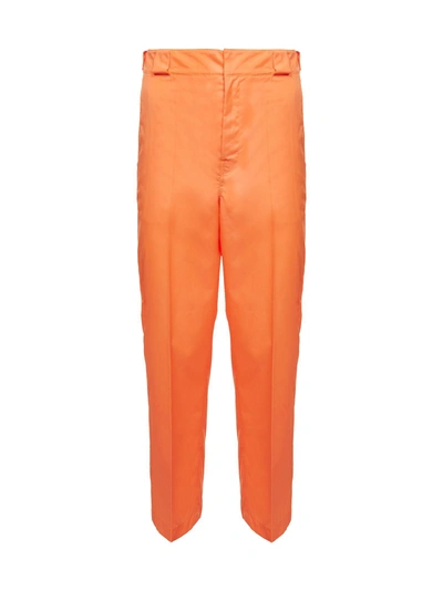 Shop Prada Linea Rossa Tailored Cropped Trousers In Basic