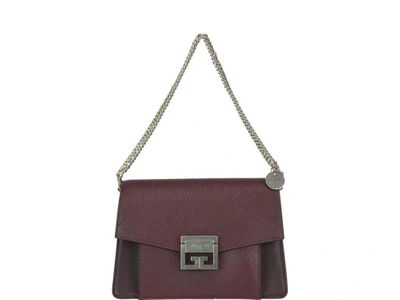 Shop Givenchy Gv3 Shoulder Bag In Purple