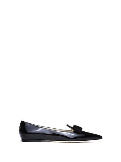 Shop Jimmy Choo Gala Black Patent Leather In Nero