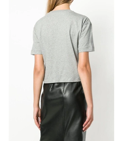 Shop Stella Mccartney Grey Graphic Tshirt