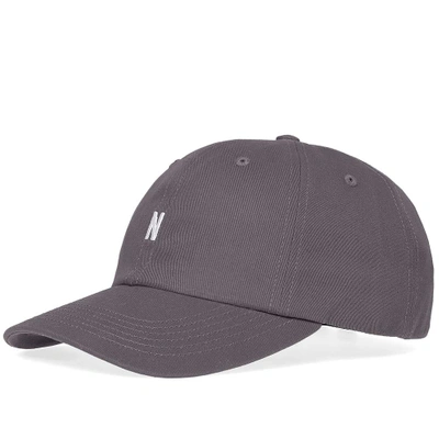 Shop Norse Projects Twill Sports Cap In Grey
