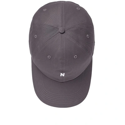 Shop Norse Projects Twill Sports Cap In Grey