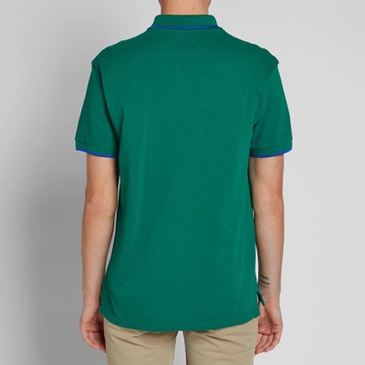 Shop Kenzo Tiger Polo In Green