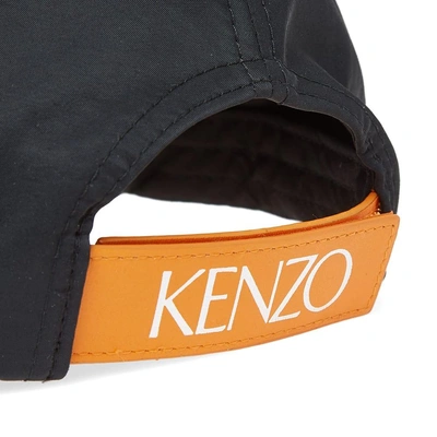 Shop Kenzo Cap 'go Tigers!' In Black