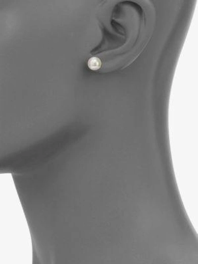 Shop Majorica Classic 8mm White Pearl Stud Earrings