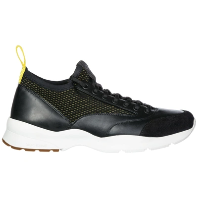 Shop Dior Men's Shoes Leather Trainers Sneakers In Black