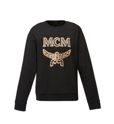 Shop Mcm Klassisches Herrensweatshirt Mit Logo In Black