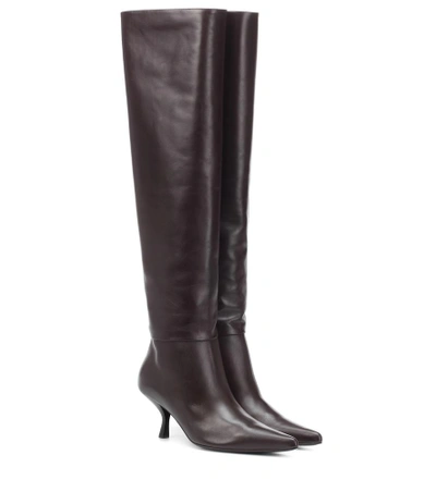 Shop The Row Bourgeoise Over-the-knee Boot In Brown