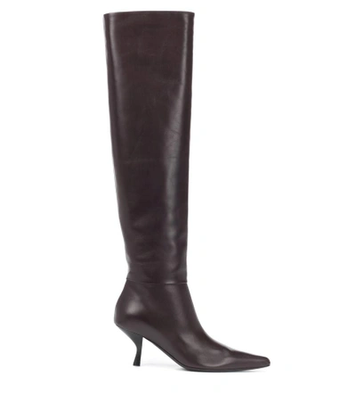 Shop The Row Bourgeoise Over-the-knee Boot In Brown