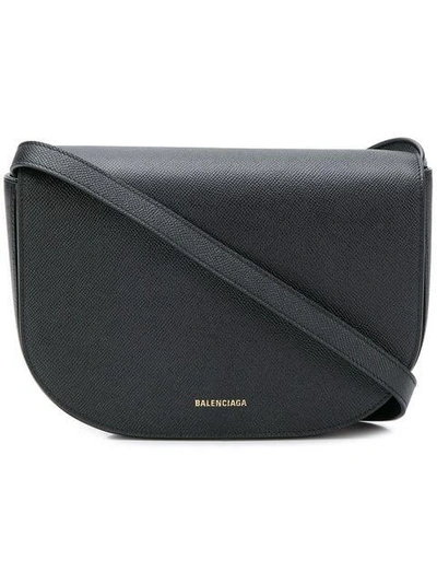 Shop Balenciaga Small Ville Aj Day Shoulder Bag In Black