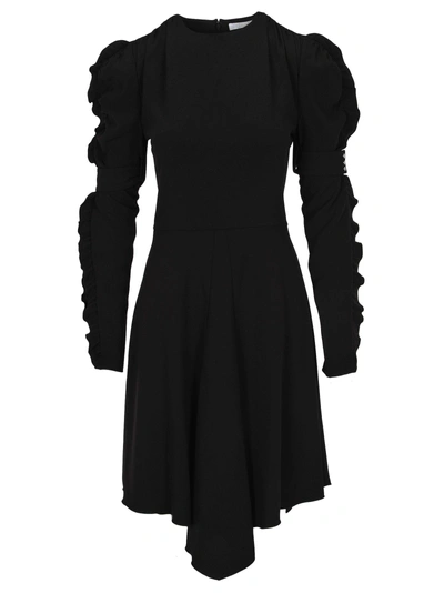 Shop Chloé Chloe' Dress Ruffle In Black