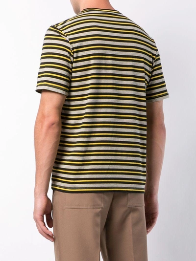 Shop Marni Striped T-shirt - Black