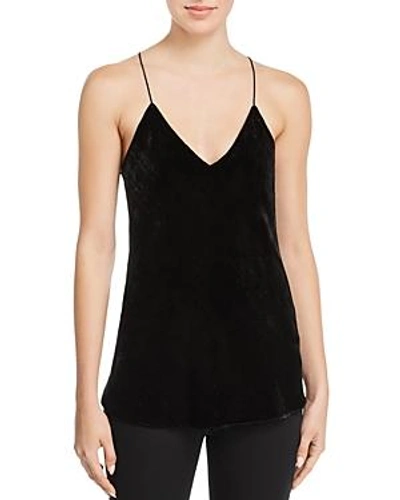 Shop Theory Velvet Camisole Top In Black