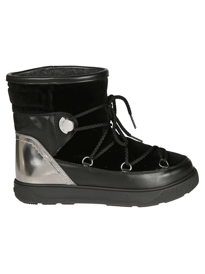 Moncler New Fanny Snow Ankle Boots In Black | ModeSens