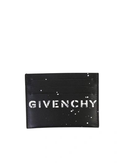 Shop Givenchy Black Branded Card Holder