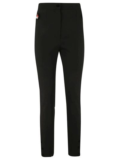 Shop Dolce & Gabbana High Waisted Trousers In Black