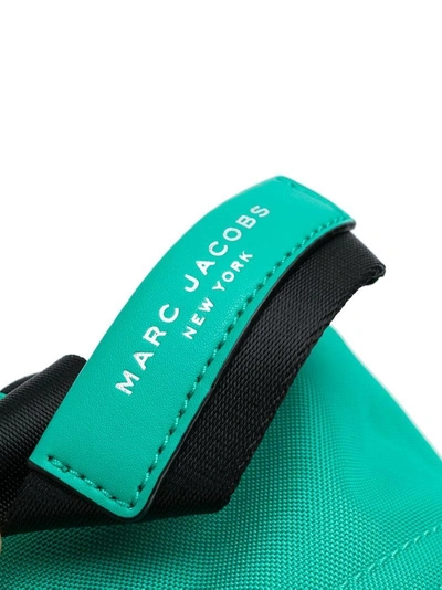 Shop Marc Jacobs Logo Mini Backpack - Green