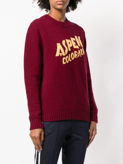 Shop Moncler Aspen Sweater - Red