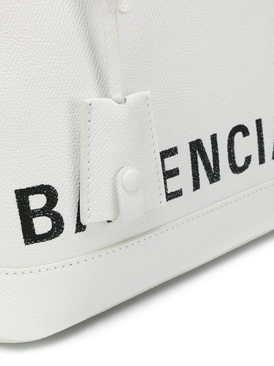 Shop Balenciaga Small Ville Aj Tote - White