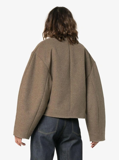 Totême Toteme Bellac Cocoon Jacket - Neutrals In Neutrals