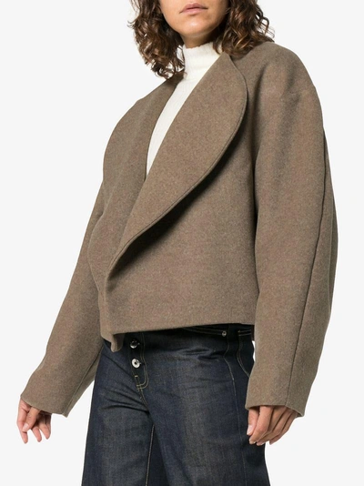 Totême Toteme Bellac Cocoon Jacket - Neutrals In Neutrals