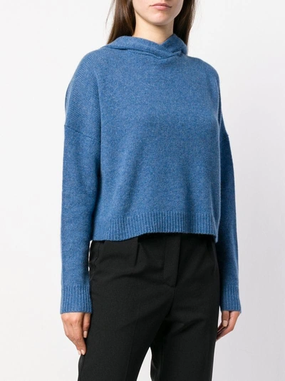 Shop Theory Hooded Jumper In Blue