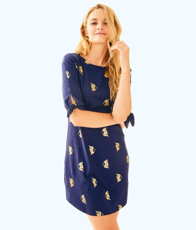 Preston Dress In True Navy Reel It In Allover