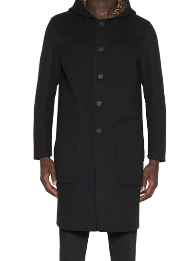 Shop Fendi Coat In Multicolor