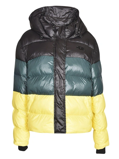 Shop Proenza Schouler Color-block Padded Jacket In Multicolor