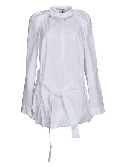 Shop Jw Anderson J.w. Anderson Belted Top In Bianco