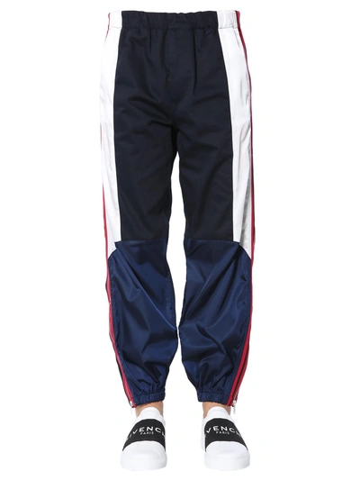 Shop Givenchy Combat Trousers In Blu