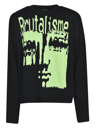 Shop Misbhv Brutalisme Sweatshirt In Nero