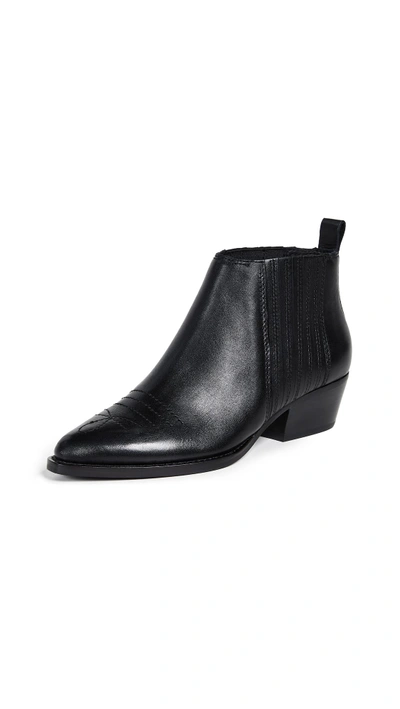 Shop Botkier Texas Western Booties In Black