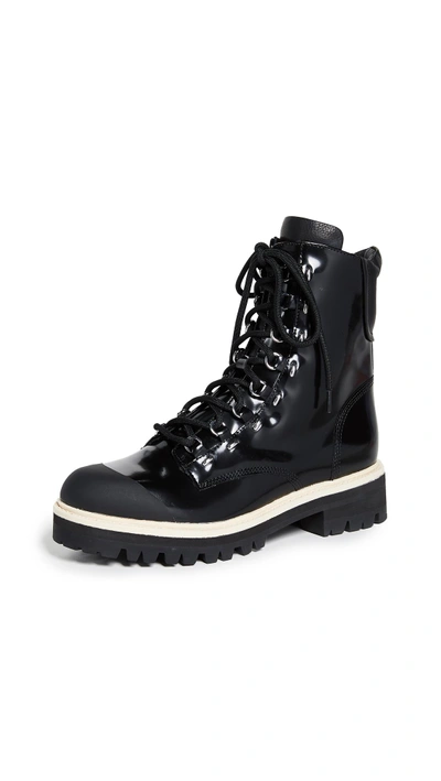 Shop Sigerson Morrison Irene Combat Boots In Black