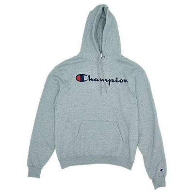 Shop Champion Men's  Sc Graphic Hoodie, Grey