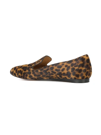 Shop Veronica Beard Leopard Print Ballerinas - Brown