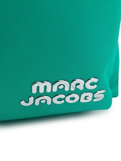 Shop Marc Jacobs Logo Medium Backpack - Green