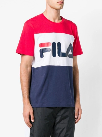 Shop Fila Front Logo T-shirt - Blue