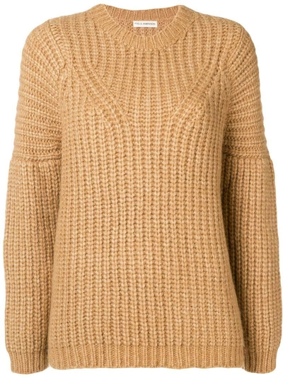 Shop Ulla Johnson Kitty Ribbed Sweater - Neutrals
