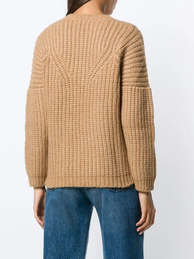 Shop Ulla Johnson Kitty Ribbed Sweater - Neutrals