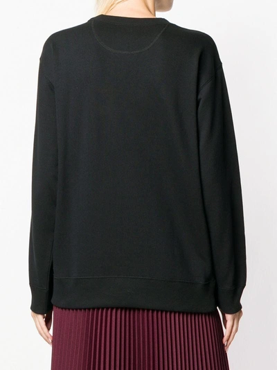 Shop Marc Jacobs Crystal-embellished Sweatshirt - Black