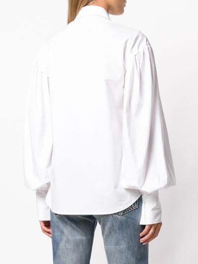 Shop Isa Arfen Fitted Cuffs Shirt In White